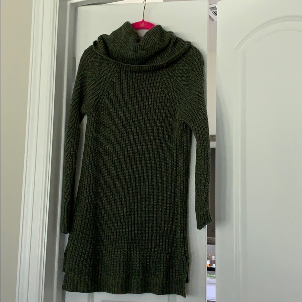 Knit sweater tunic
